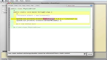 APCS Static Methods I