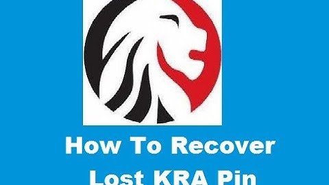 How To retrieve a lost Kra pin for free!! fast and easy