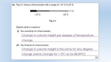 iGCSE Physics: Thermal Physics: Past Exam Solutions