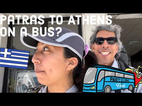 From PATRAS to ATHENS by BUS - COMPLEX? | Our experience post ferry S2 EP18