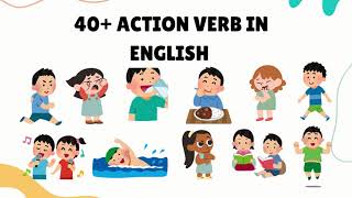 Learn 35+ Common Verbs in|Action verbs in English |Daily life action verbs in English#nurseryrhymes