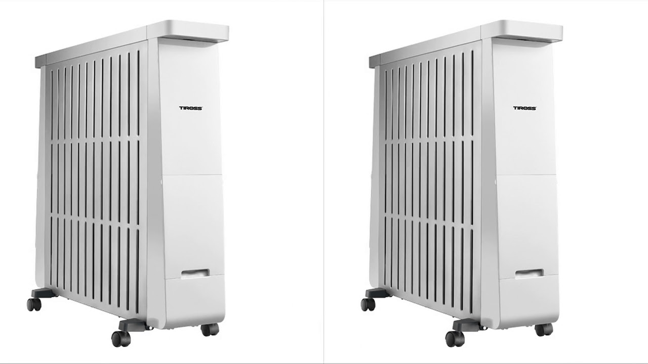 Máy sưởi dầu Tiross TS9216-13 thanh sưởi - YouTube