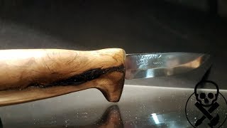 Mora Knife Blade with Oak and Resin Handle