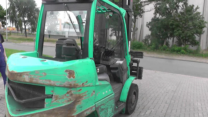 D3402 = 4.000 kg used Mitsubishi FD40N diesel forklift from 2011