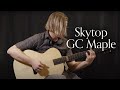 Matt thomas plays skys eyes on a skytop grand concert quilted mapleswiss spruce