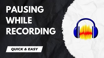 [SOLVED] How to FIX Audacity Pausing While Recording - 2024