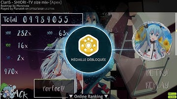 ClariS - SHIORI -TV size mix- [Apex] HDDT FC