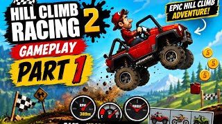 Hill Climb Racing - Gameplay Part 1 - Coins 20150 /Maps (iOS, Android) - Car Games screenshot 4