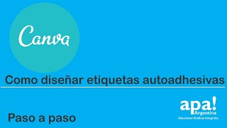 diseñar etiquetas autoadhesivas con canva Especial para etiquetas de 4 x 2.5 para frascos - YouTube