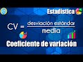 Coeficiente de variación | Ejercicios resueltos