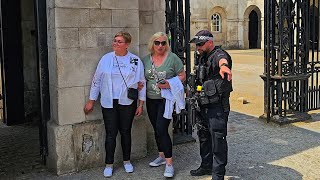 ABUSE BY IDIOT AFTER POLICE OFFICER asks ladies TO MOVE during the Guard change at Horse Guards! by London City Walks 38,551 views 1 day ago 1 hour, 5 minutes