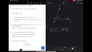 Mathematics Extension 2 HSC 2022 Q11