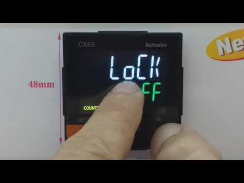AUTONICS COUNTER/ TIMER CX SERIES : HOW TO SET VALUE SHOW PRESENT VALUE