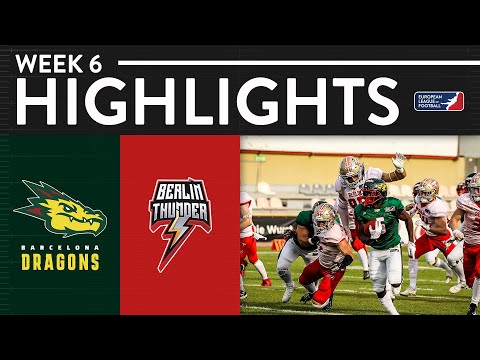 Barcelona Dragons vs Berlin Thunder | Highlights | European League of Football 2021