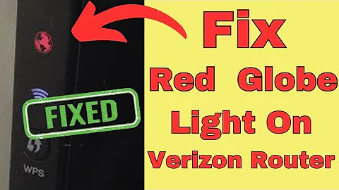 How to Fix Verizon Router Red Globe light Issue | No Internet on Verizon Router |