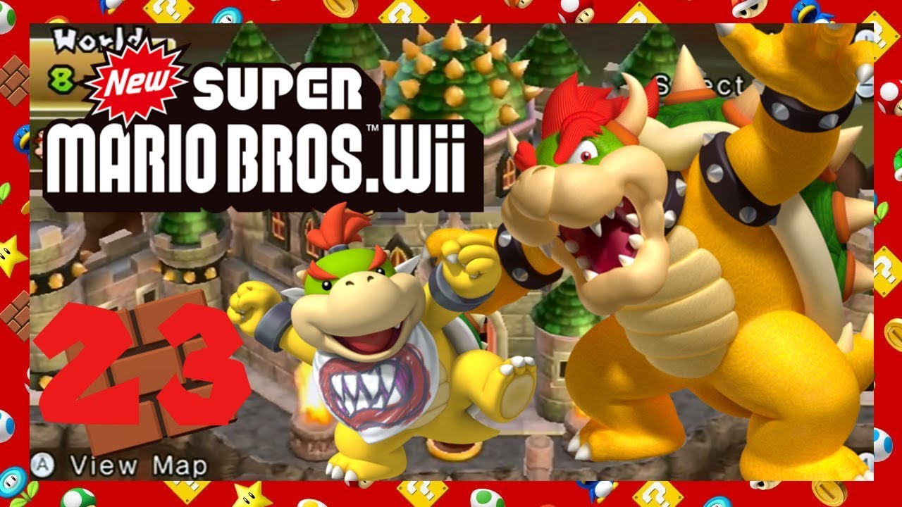NEW SUPER MARIO BROS Wii [100%] Part 23 | Sl3ne
