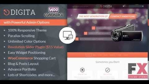 Preview Digita - WooCommerce Parallax Theme TForest