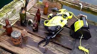 RC SUBMARINE w/ a GRABBER: TRASH RECOVERY  Maple Bay, BC  FiFiSH V6s | RC ADVENTURES