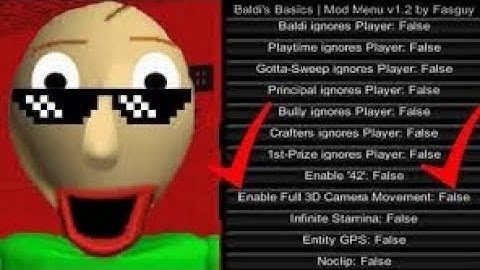 HURRY UP! Baldi MOD MENU😲/Link in description/