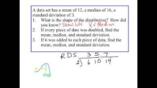 AP Statistics Transforming Data