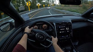 2022 Hyundai Santa Cruz Evening POV Test Drive