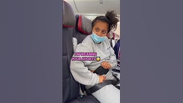 Thumbnail of My Preggo Wife Got Nauseous on the Plane 🤢 | #shorts