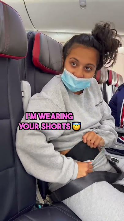 My Preggo Wife Got Nauseous on the Plane 🤢 | #shorts