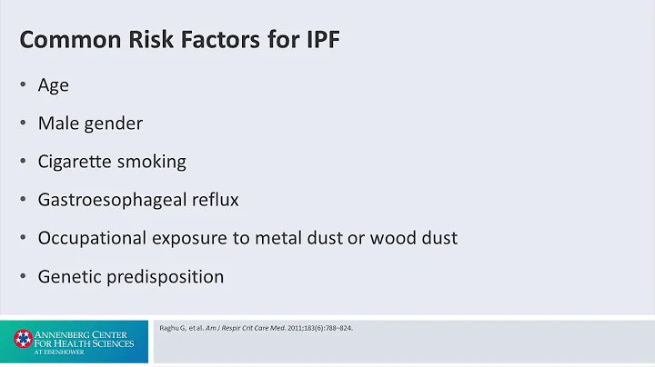 Evaluation and Diagnosis B:  Risk Factors - Interstitial Lung Disease: Altering the Disease Course