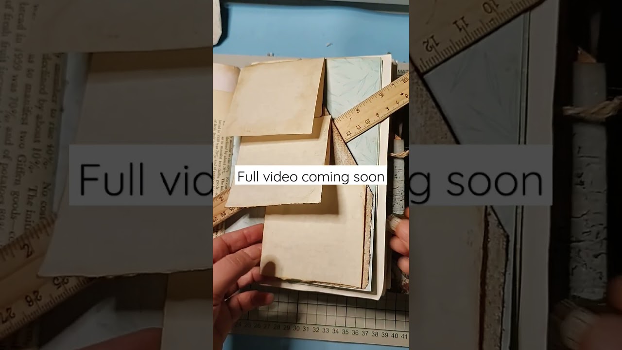 Slanting bellyband with waterfall writing spaces 