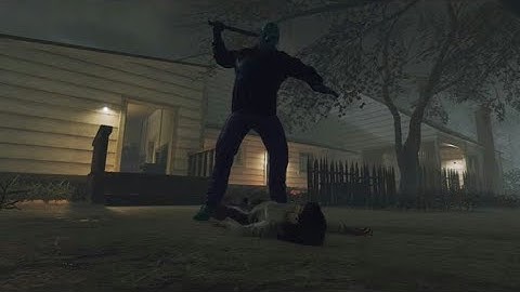 Retro Jason With a Machete - Friday the 13th: The Game