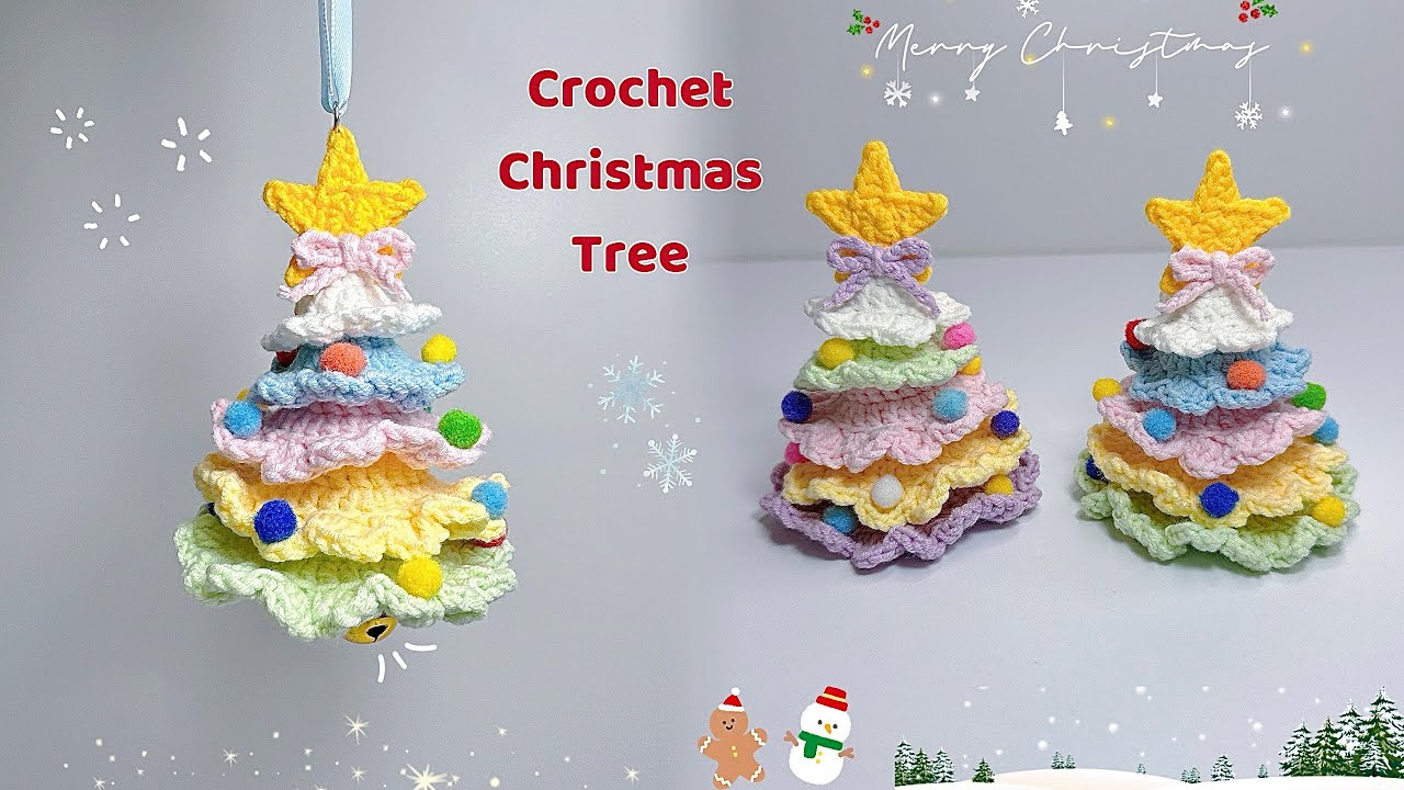 Crochet Christmas Tree Tutorial 🎄| Beginner Friendly - YouTube