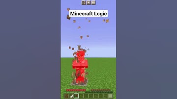 Minecraft Dripstone logic 😂 #shorts #viral #minecraft