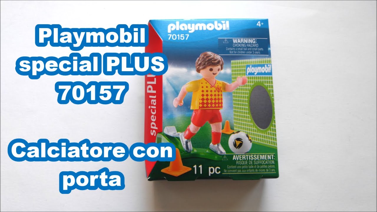 Playmobil 70157 Calciatore con porta (special PLUS) - YouTube