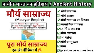 मौर्य साम्राज्य | मौर्य काल का इतिहास | mauryan empire | maurya vansh | study vines official