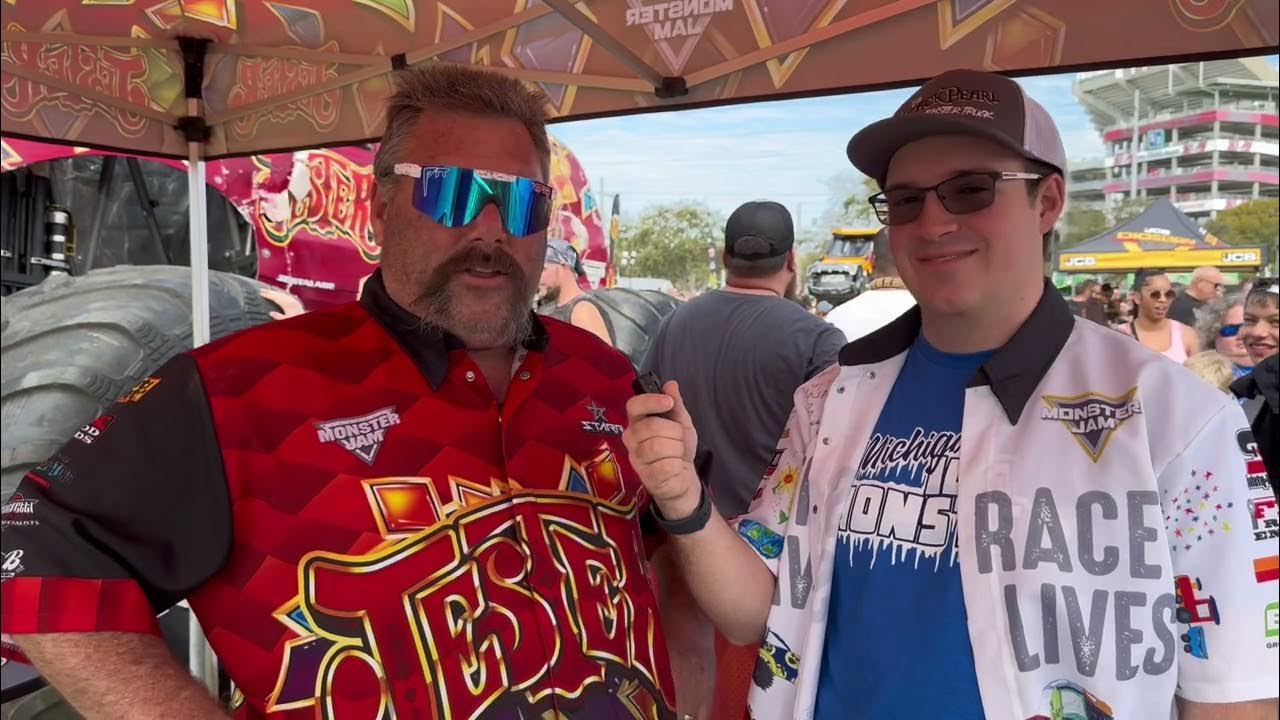 Monster Jam Tampa 2025 Interviews YouTube