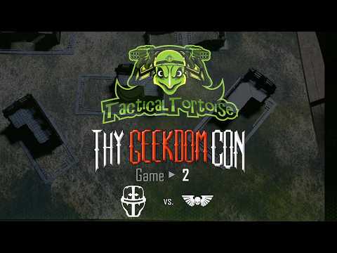 Imperial Knights (B. Robb) vs Astra Militarum (A. Dickinger) | Geekdom Con GT | Round 2 | 40k Batrep