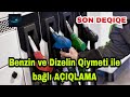 Benzin və Dizelin qiyməti ilə bağlı AÇIQLAMA!