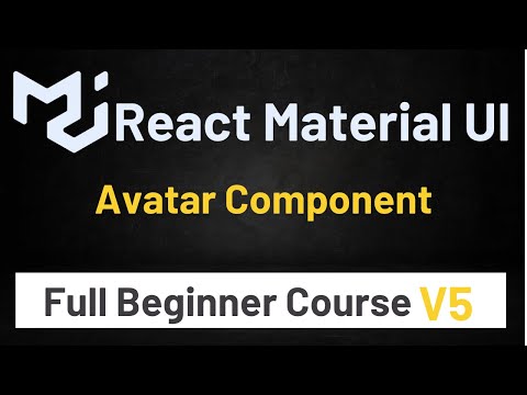 Material UI In React JS Tutorial #11 Avatar Component | Material UI V5 | Urdu/Hindi