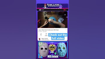 NES Jason Mask DIY # shorts