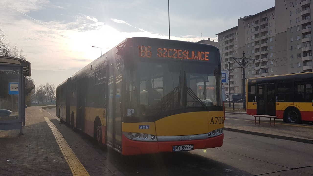 Solaris Urbino 18 III #A706 Mobilis Warszawa (linia 186)