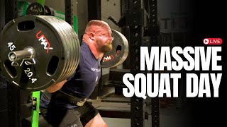 Join me LIVE for today’s squat session! @mitchellhooperstrongman