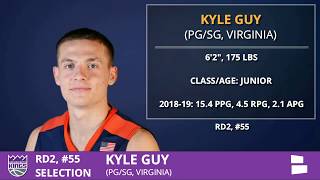 Kyle Guy Selected By Sacramento Kings With Pick #55 In 2nd Round of 2019 NBA Draft: Grade & Analysis