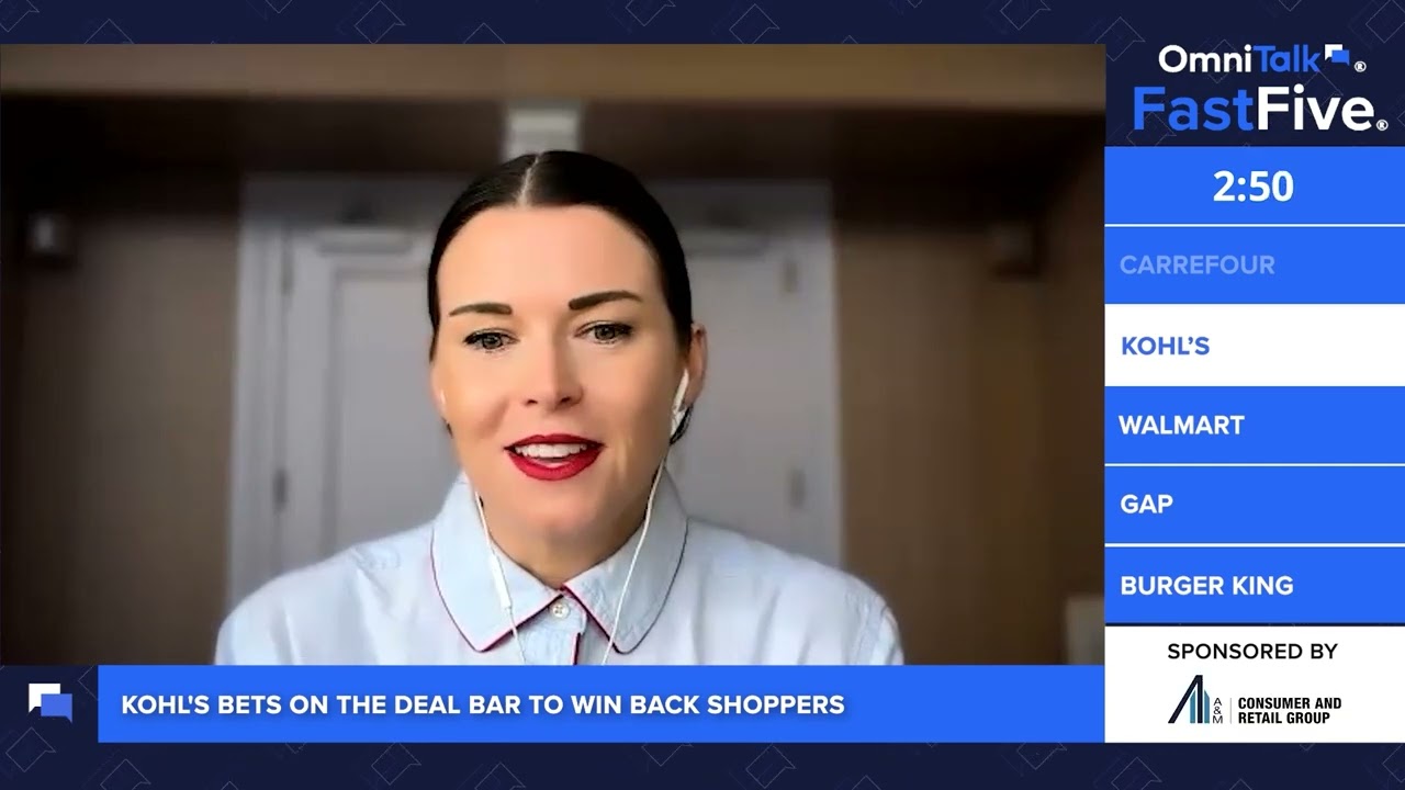 Kohl's Bets On The Deal Bar To Win Back Shoppers | Fast Five Shorts Kohl's Bets On The Deal Bar To Win Back Shoppers | Fast Five Shorts