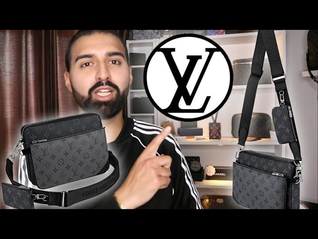 FAKE VS REAL - MENS LOUIS VUITTON TRIO MESSENGER BAG - SIDE BY SIDE  COMPARISON 