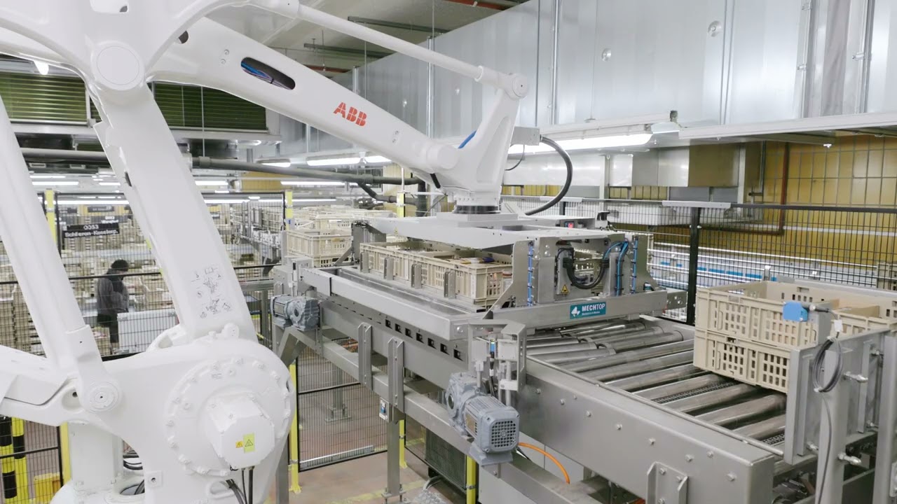 Palettenentstapler mit Gebindevereinzelung - Mechtop AG