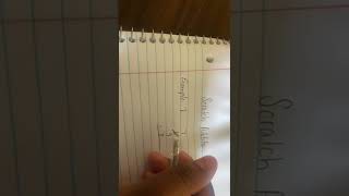 Scratch Addition Algorithm