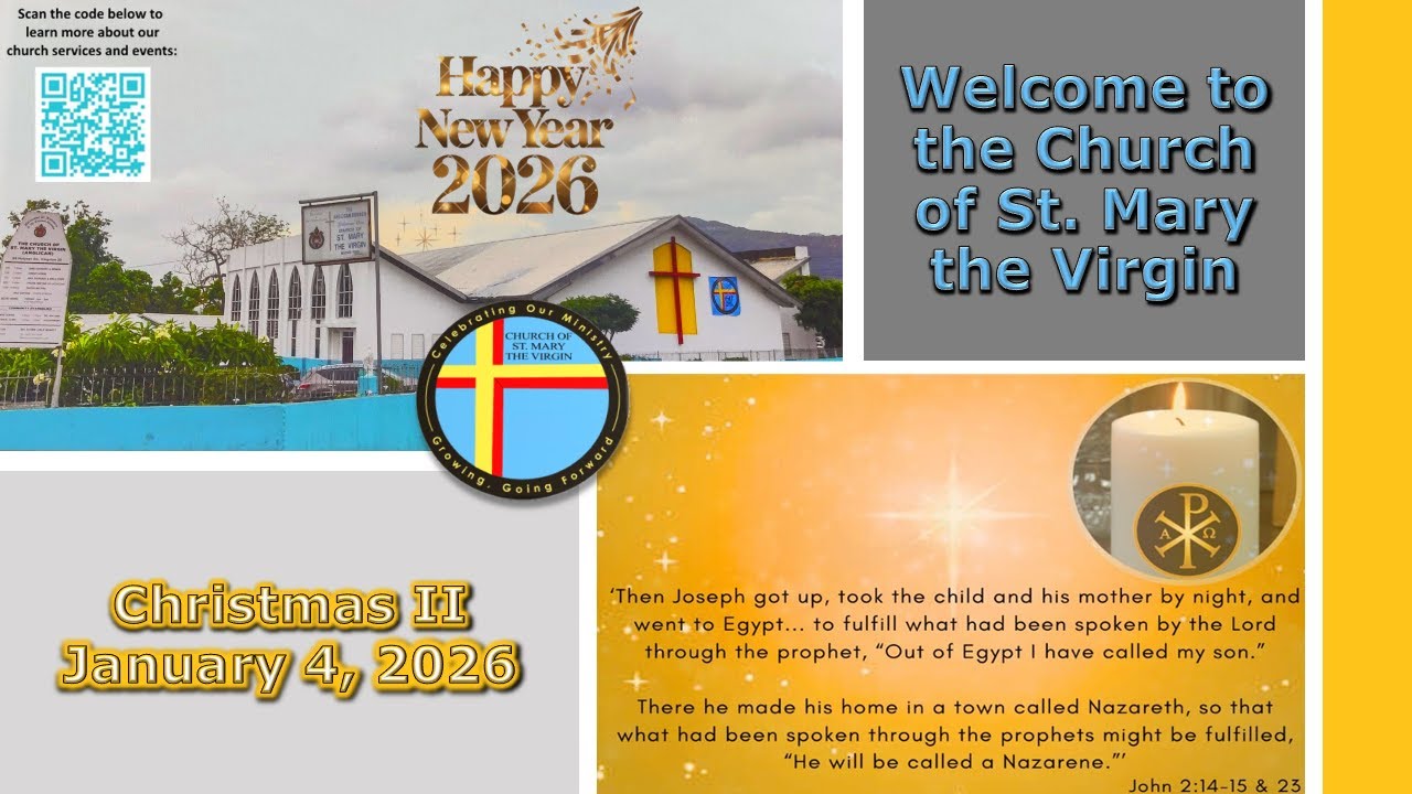 St. Mary the Virgin Online Service - January 4, 2026