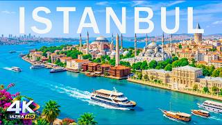 Istanbul 4K Drone Footage 🇹🇷 | Bosphorus, Historic Mosques & Cinematic Deep House Escape