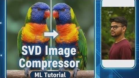 Image Compression using SVD in Machine Learning | Part 1: Intro & Basics