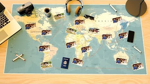 Travel Map Slideshow (Photo Version) After Effects Templates